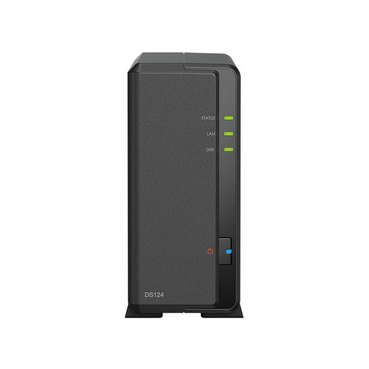 Synology DiskStation DS124 – 1-Bay / Realtek RTD1619B / 1GB RAM / USB / LAN