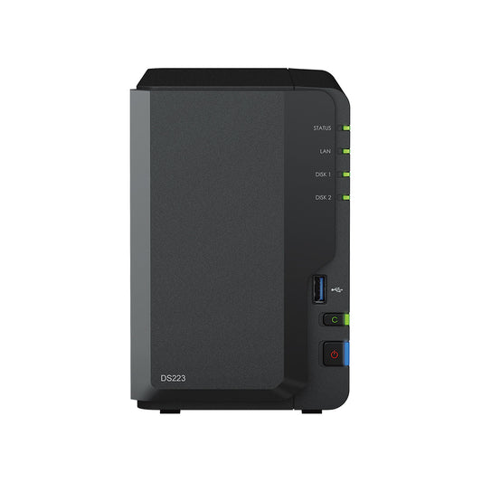 Synology DiskStation DS223 – 2-Bay / Realtek RTD1619B / 2GB RAM / USB / LAN / 2-Year Warranty
