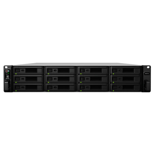 Synology RackStation RS3618xs – 12-Bay / Intel Xeon D-1521 / 8 GB RAM / USB / LAN / 5-Year Warranty (Rail-Kit Included)