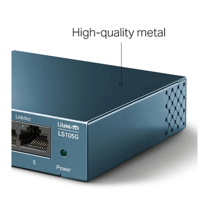 TP-Link LS105G 5-Port 10/100/1000Mbps Desktop Network Switch