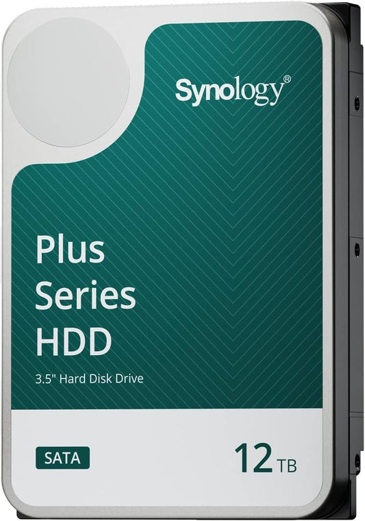 Synology HAT331012T – 12TB Plus Series HDD / SATA / 7200 RPM / 512MB Cache / 3-Year Warranty