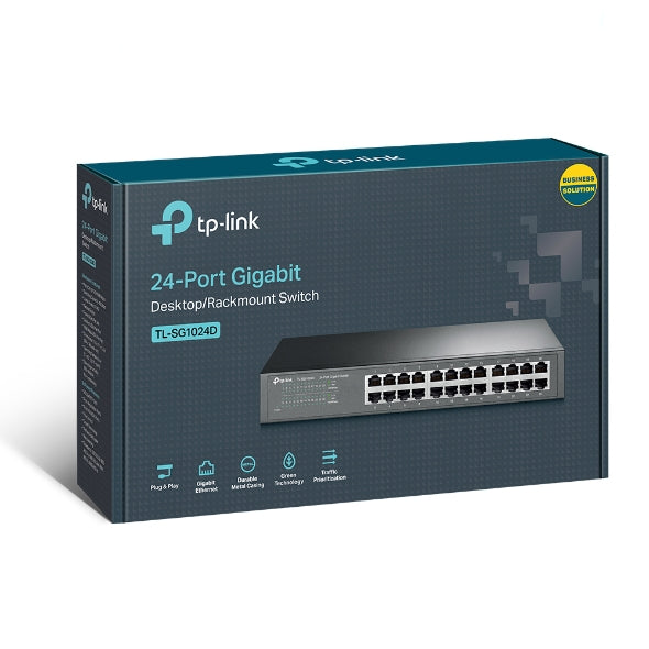 TP-Link SG1024D 24-Port Gigabit Desktop Rackmount Switch