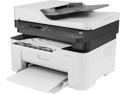 HP Laser MFP 137fnw Printer - 20ppm / 1200dpi / A4 / USB / LAN / Wi-Fi / FAX / Mono Laser