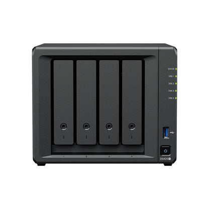 Synology DiskStation DS425+ – 4-Bay / Intel Celeron J4125 / 2GB RAM / USB / LAN / 3-Year Warranty