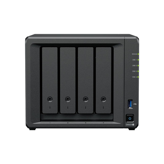 Synology DiskStation DS925+ – 4-Bay / Intel Celeron J4125 / 4GB RAM / USB / LAN / 3-Year Warranty